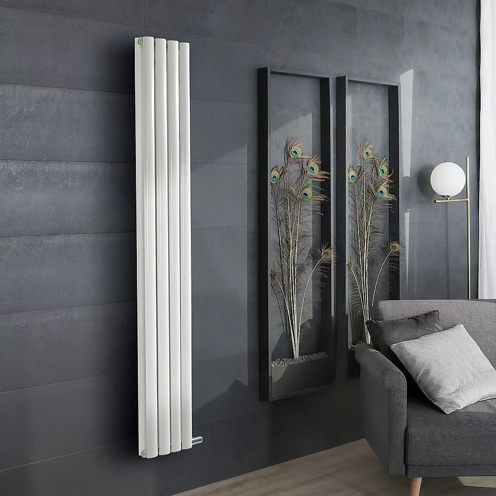 Aruba Radiators ECOSO Aruba Ardus - White Dry Heat 1200W Vertical Electric Designer ...