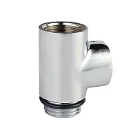 Milano Chrome Dual Fuel T Piece