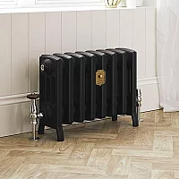Milano Isabel Slate Black Cast Iron Radiator 4 Column H 357mm x W 1415mm x D 175mm