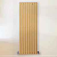 Milano Aruba Autumn Yellow Vertical Designer Radiator 1400mm x 472mm Single Panel