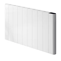 Reina Maia Aluminium Electric Horizontal Designer Radiator Single Panel 500mm x 907mm White