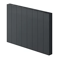Reina Nika Aluminium Electric Horizontal Designer Radiator Single Panel 500mm x 725mm Anthracite