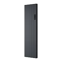 Reina Nika Aluminium Electric Vertical Designer Radiator Single Panel 1600mm x 453mm Anthracite