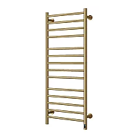 Reina Arnage Stainless Steel Dry Electric Heated Towel Rail 1200mm x 500mm Brushed Brass