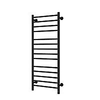 Reina Arnage Stainless Steel Dry Electric Heated Towel Rail 1200mm x 500mm Matt Black