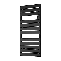 Reina Gia Aluminium Dry Electric WiFi Heated Towel Rail 1120mm x 550mm Matt Black