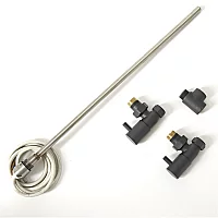 Milano Dual Fuel Kit with 1200W Simple Element and Anthracite Valves and TPiece