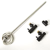 Milano Dual Fuel Kit with 1200W Simple Element and Black Valves and TPiece