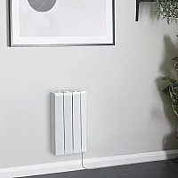 ECOSO Tuc White Ceramic Core 700W PlugIn Smart Electric Heater 570mm x 354mm