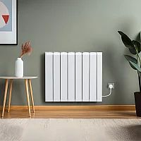 ECOSO Tuc Ceramic Core Smart Electric Heater PlugInHardwired Options and Choice of Wattage and Finish