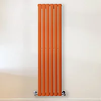 Milano Aruba Sunset Orange Vertical Designer Radiator Single Panel 1400mm x 354mm