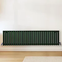 400mm x 1652mm Double Panel Evergreen Horizontal Premium Designer Radiator Milano Aruba