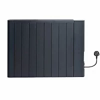 ECOSO Torr Black Dry Heat 1500W PlugIn Smart Electric Heater 533mm x 873mm