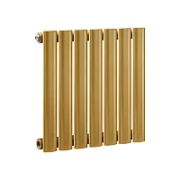Gold Designer Radiator Curved Panels Milano Aruba Single Panel 400mm x 413mm