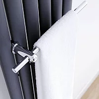 Milano Chrome Towel Rail for Aruba Vertical Designer Radiator 350mm