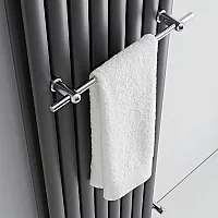 Milano Chrome Towel Rail for Aruba Vertical Designer Radiator 470mm
