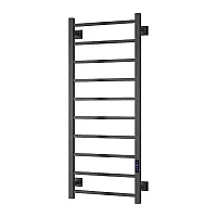 Reina Velino Stainless Steel Dry Electric Heated Towel Rail 1200mm x 500mm Brushed Gun Metal