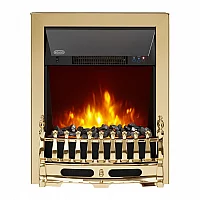 ECOSO Ardor Traditional Brass Inset Electric Fire