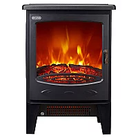 ECOSO Glow Traditional Black Electric Stove