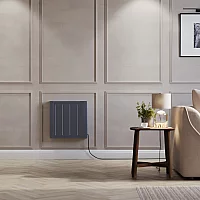 ECOSO Lex Anthracite Ceramic Core 1000W Smart Electric Heater 486mm x 495mm
