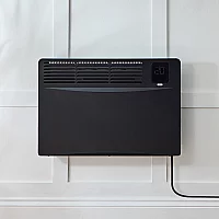 ECOSO Elio Black 1500W PlugIn Smart Electric Convector Panel Heater 420mm x 615mm
