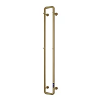 Reina Pelmo Stainless Steel Dry Electric Heated Towel Rail 1500mm x 200mm Brushed Brass