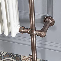 Milano Traditional Brushed Bronze Heating Element Cable Masking Cover