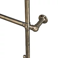 Milano Elizabeth Traditional Dark Brushed Brass Heating Element Cable Masking Cover