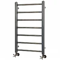 Milano Ezra Dark Gold Stainless Steel Flat Heated Towel Rail 800mm x 500mm