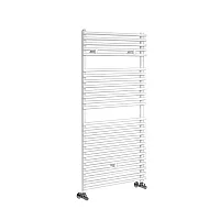 Milano Arno Bar on Bar White Heated Towel Rail 1190mm x 450mm