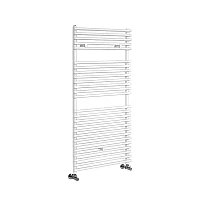 Milano Arno Bar on Bar White Heated Towel Rail 1190mm x 600mm