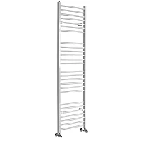 Milano Ive Curved White Heated Towel Rail 1800mm x 500mm