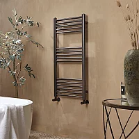 Milano Orelia Gun Metal Grey Heated Towel Rail 1000mm x 500mm