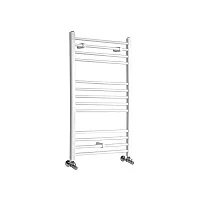 Milano Ive Straight White Heated Towel Rail 1000mm x 600mm