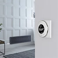 Milano x ECOSO Windsor Traditional Anthracite 3 Column Electric Radiator 300mm x 1010mm Horizontal with WiFi Thermostat