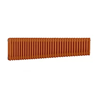 Milano Windsor Sunset Orange Horizontal Traditional Triple Column Radiator 300mm x 1595mm