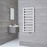 Terma ZigZag White Vertical Heated Towel Rail 1070mm x 500mm