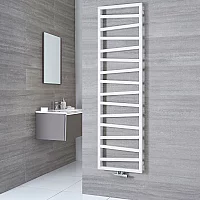 Terma ZigZag White Vertical Heated Towel Rail 1780mm x 500mm