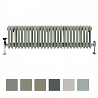 Milano Windsor Traditional Horizontal Column Radiator 300mm x 605mm 3 Column White