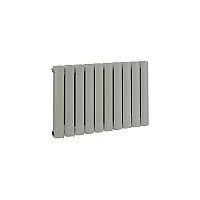 Milano Aruba Horizontal Designer Radiator Double Panel 400mm x 590mm Millstone
