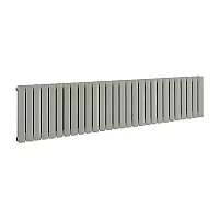 Milano Aruba Horizontal Designer Radiator Double Panel 400mm x 1647mm Millstone