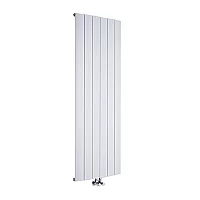 Milano Skye White Aluminium Vertical Designer Radiator 1600mm x 375mm Single Panel