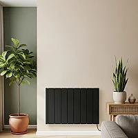 ECOSO Leo Black Ceramic Core 2000W Smart Electric Heater 568mm x 831mm
