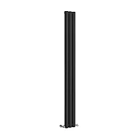 1750 x 200mm Black Double Panel Luxury Radiator Sterling Quinn