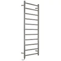 Milano Esk Electric Chrome Stainless Steel Flat Heated Towel Rail 800mm x 500mm