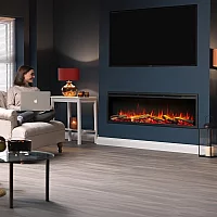 BlazeBright Alnwick Deep Lux 1300 Hole In The Wall Electric Fire