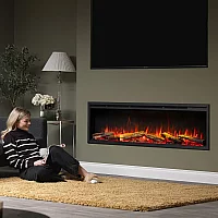 BlazeBright Alnwick Deep Lux 1500 Hole In The Wall Electric Fire