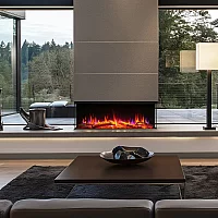 BlazeBright Oxford Deep Lux 1100 123 Sided Hole In The Wall Electric Fire