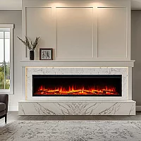 BlazeBright Alnwick Deep Lux 1830 Hole In The Wall Electric Fire