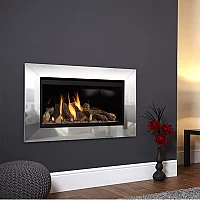 Flavel Rocco High Efficiency Chrome Hole In The Wall Gas Fire